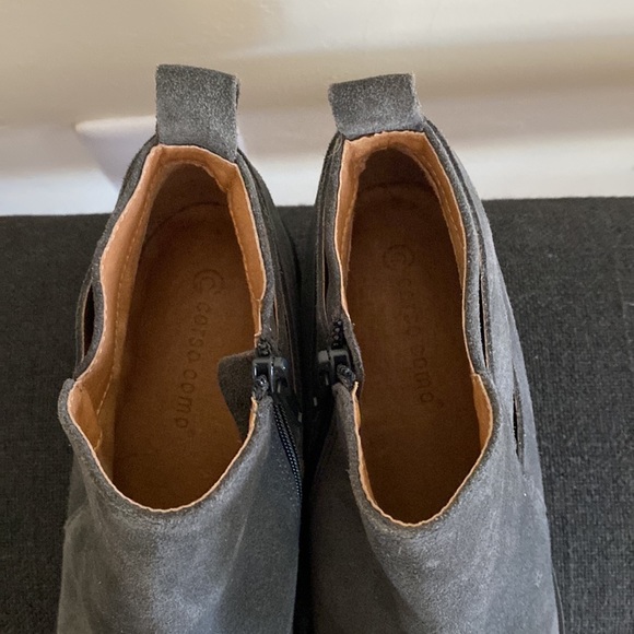 Corso Como Gray Suede Bootie Size 6 - Picture 6 of 6
